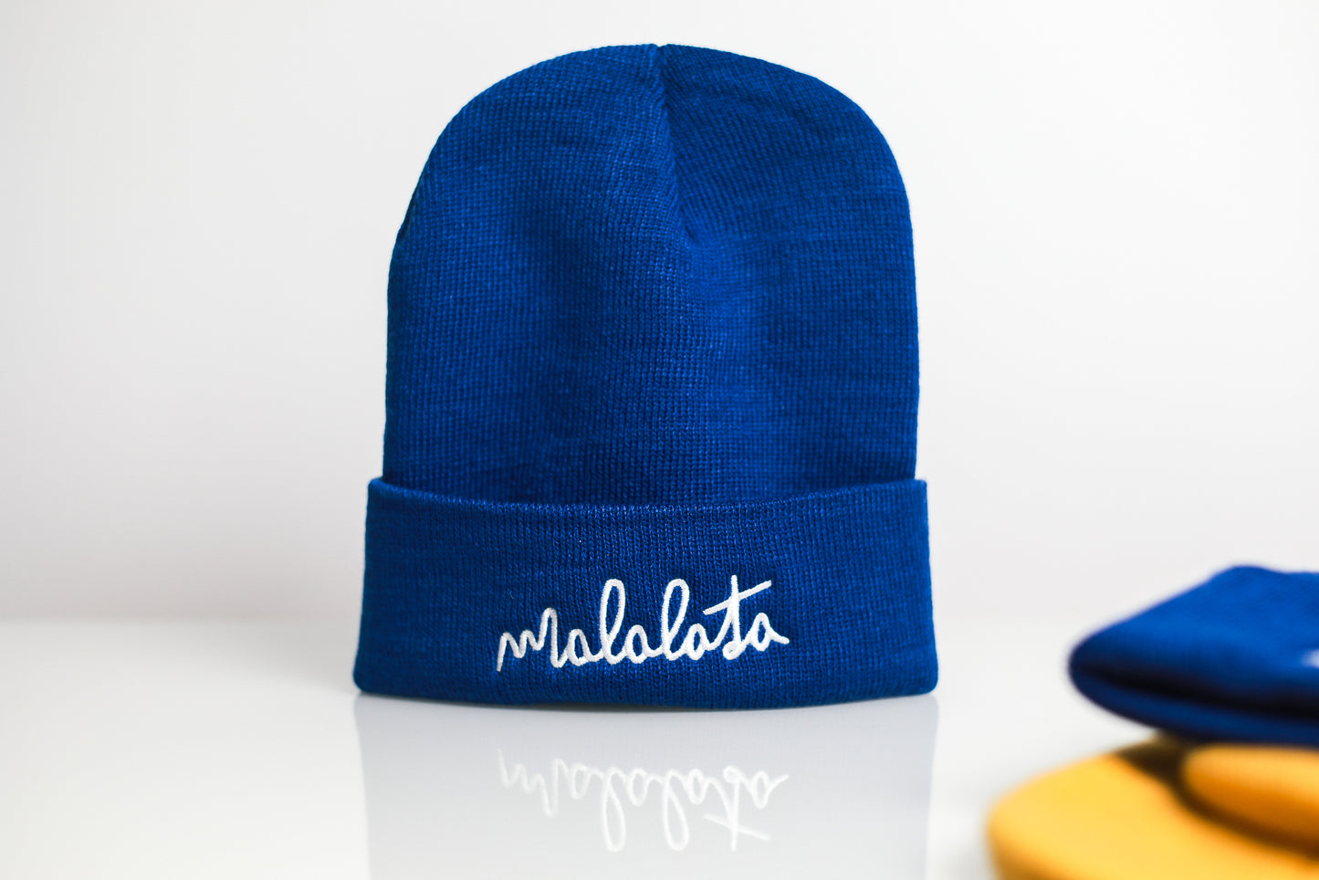 MALALATA beanie modrá