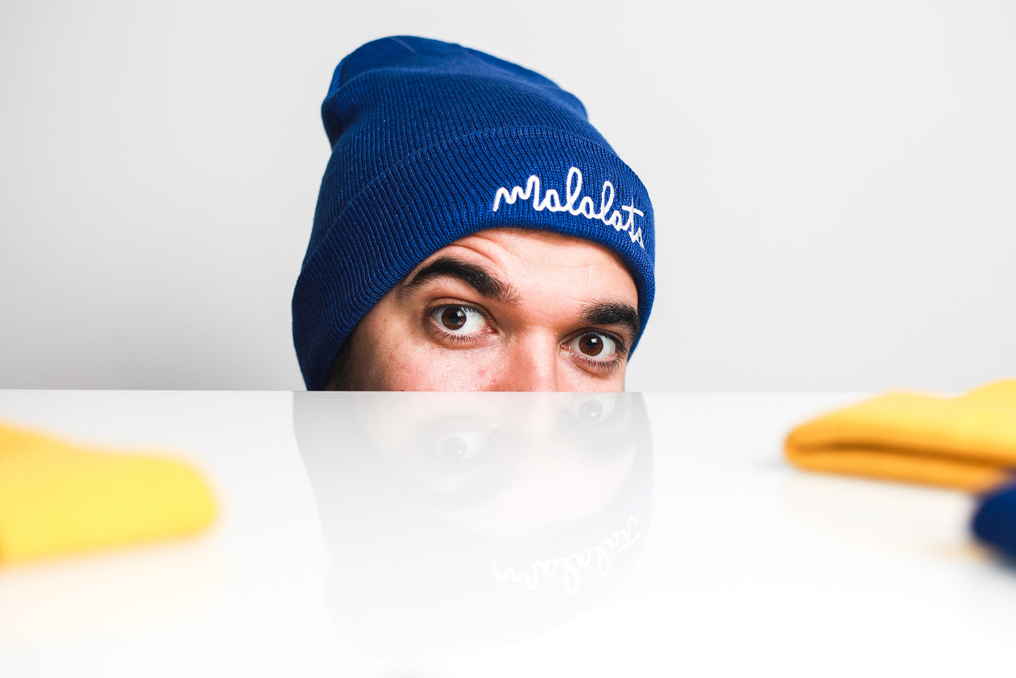 MALALATA beanie modrá